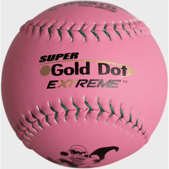 Worth Pink Pro Comp Super Gold Dot 12" Slowpitch ISA Softballs DZ