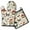 Mushroom and Butterfly, variant on Mushroom and Butterfly Kitchen Oven Mitt and Pot Holder Sets 2 Pcs for Baking, Cooking and Grilling, Heat Resistant Up To 392 °F