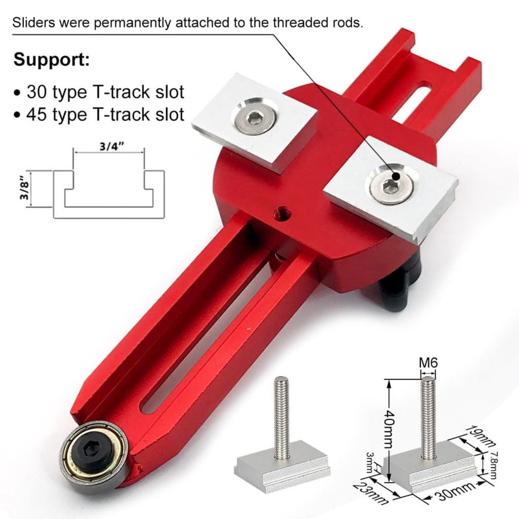 Extended Thin Rips Jig Table Sawing Guide for Precise Narrow Strips Cut for Various Woodworking Sawing