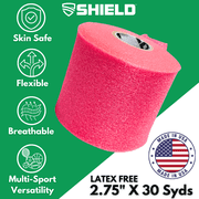 Shield Athletic Pre-Wrap | Pink | 48 Underwrap Rolls Bulk Case 2.75 X 30 SYards