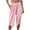 Pink, variant on ZQUUVOU Women's Capris Pants Cropped Leisure Pants Solid Color Sweatpants Yoga Pants Purple