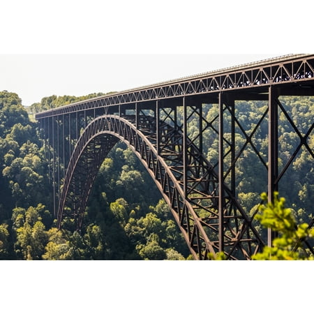 The New River Gorge Bridge is a steel arch bridge 3030 feet long over the New River Gorge near Fayetteville in the Appalachian Mountains of the Eastern United States West Virginia United States of