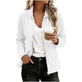 thumbnail image 3 of XUNKUSGA Fleece Jacket Women Lightweight Full Zip Up Jackets for Women with Pockets Soft Polar Warm Long Sleeve Stand Collar Womens Winter Coats Fashion Winter Fall Outerwear White L, 3 of 7