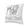 thumbnail image 2 of Funda de almohada supersuave Buffalo Trace con cremallera para dormitorio, sofá, sillón, fundas de almohada mullidas y acogedoras para todas las estaciones, almohada cuadrada, 2 of 8