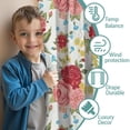 thumbnail image 3 of Blackout Kids Curtains,Pioneer Flower Floral Print Pattern Childrens Insulated Curtains Set Of 2,Bedroom Essentials,Toddler Room Decor 52"x84", 3 of 5