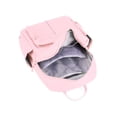 thumbnail image 5 of Spencer School Backpack for College Students, Fashion Backpack Purse for Women Men, Nylon Shoulder Bag Casual Travel Daypack, Pink, 5 of 10