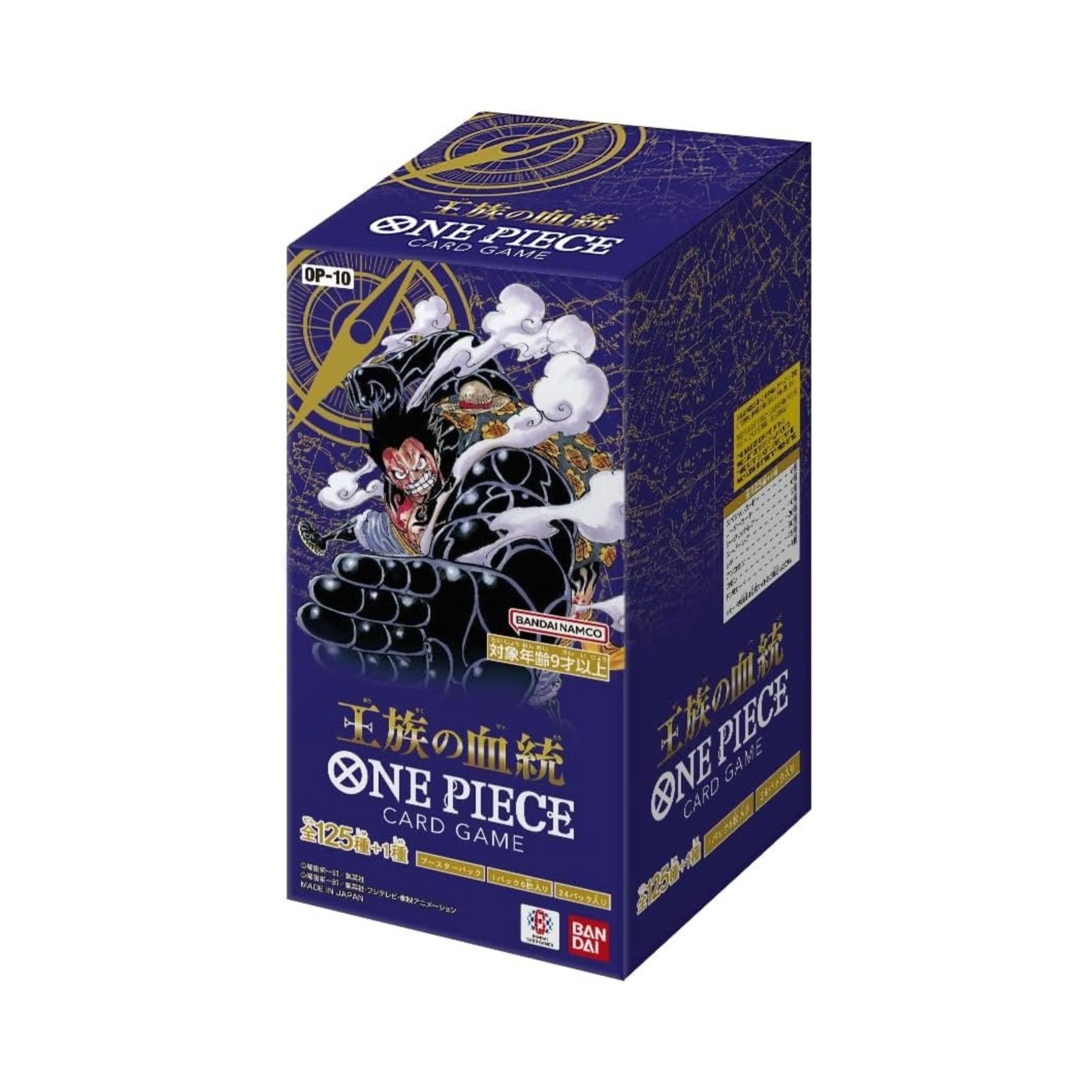 One Piece OP-10 Japanese Booster Box TCG Anime Cards, Trading Card