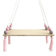 thumbnail image 1 of Decoración Nórdica Para Niños, Estante De Almacenamiento Con Borlas, Estante Para Colgar En La Pared, Juguetes De Madera, Modelo De Habitación Para Bebés Y Niños, Decoración Ártica Para El Hogar Methold HA026156-03, 1 of 6