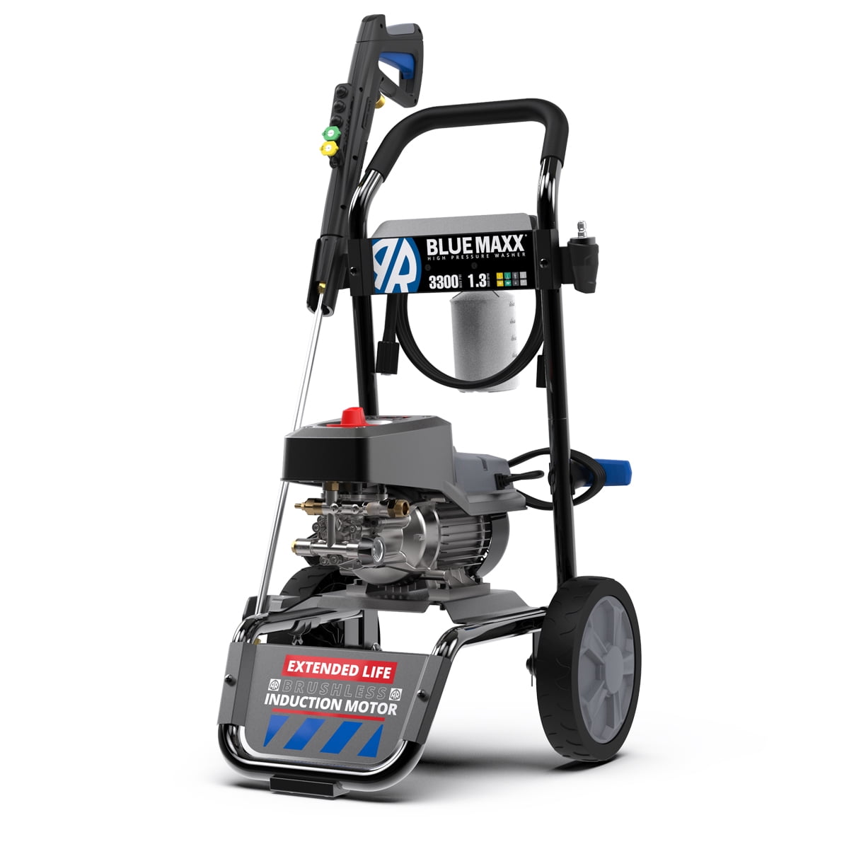 AR Blue Clean BM3300 Electric Pressure Washer-3300 Max PSI, 1.3 Max GPM, 15 Amps