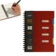 thumbnail image 3 of HCTSHG Hardcover Spiral Notebook Journal, with Dividers Notebooks for Work Multi Subject Notebook with Tabs Organizer Notebooks for Professional, Executive, Office, 3 of 3