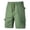 Army Green, variant on asjyhkr Cargo Shorts for Men Casual Drawstring Elastic Waist Athletic Gym Workout Shorts with 6 Pockets