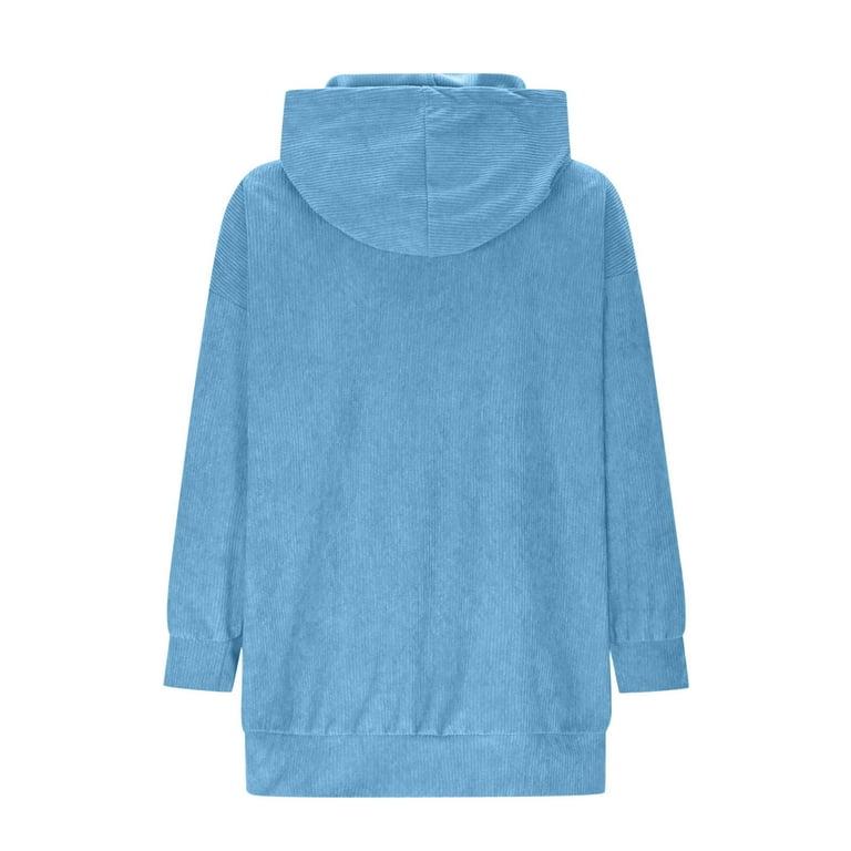 Girls Half Zip Hoodie with Thumb Holes Kids Quarter Zip Up