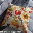 thumbnail image 2 of jejeloiu Autumn Fall Pumpkin Fabric by the Yard 1 Yard,Apple Sunflower Home Decor Fabric by the Yard,Orange Maple Leaves Sewing Fabric For Boys Kids,Ultra Soft Home Decor, 2 of 6
