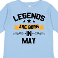 thumbnail image 4 of Inktastic Legends Are Born in May Boys or Girls Long Sleeve Toddler T-Shirt, 4 of 5