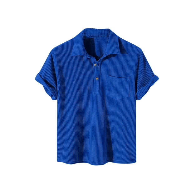Royal blue polo 2025 shirt walmart