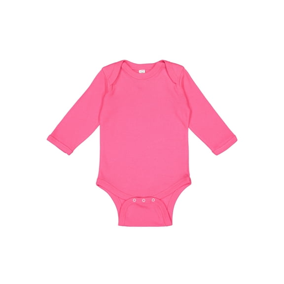 Infant Long-Sleeve Baby Rib Bodysuit