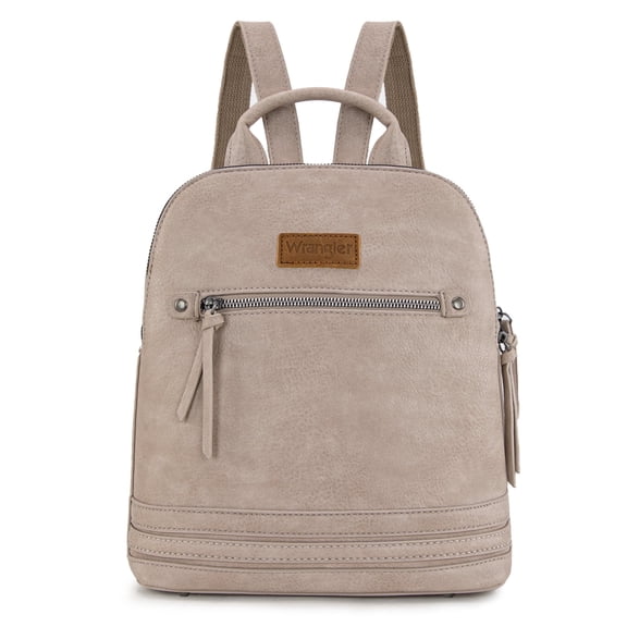 Wrangler Backpack Purse for Women Medium Ladies' Bookbag Travel Work Daypacks Bags, Khaki