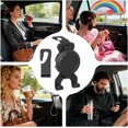 thumbnail image 5 of Cup Holder - Automotive Headrest Cell Phone Slot, Travel Truck Rear Seat Organizer, Material, Interior Space Saving Function, Car Accessories, Black Gray Finish Passenger, 5 of 9