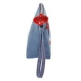 thumbnail image 5 of Marvel SpiderMan Denim Patch Cosmetic Pouch with Comic Pop Embellishments, 5 of 7