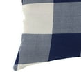 thumbnail image 2 of Jordan Manufacturing 14" x 20" Navy Buffalo Check Rectangular Outdoor Lumbar Throw Pillow (2 Pack), 2 of 9