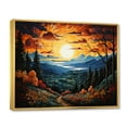 thumbnail image 2 of Designart "Forest Majestic Reverie painting" Landscapes Floater Framed Canvas Wall Art, 2 of 7
