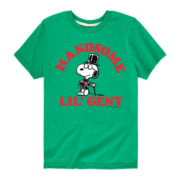 Peanuts - Handsome Lil' Gent - Toddler And Youth Short Sleeve Graphic T-Shirt