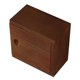thumbnail image 5 of Joyero De Organizador Caja De Almacenamiento De Exhibición Para Coleccionables Anillos Pendientes Collar Organización para hogar Marron oscuro Yinane Organizador de joyas de anillo, 5 of 8