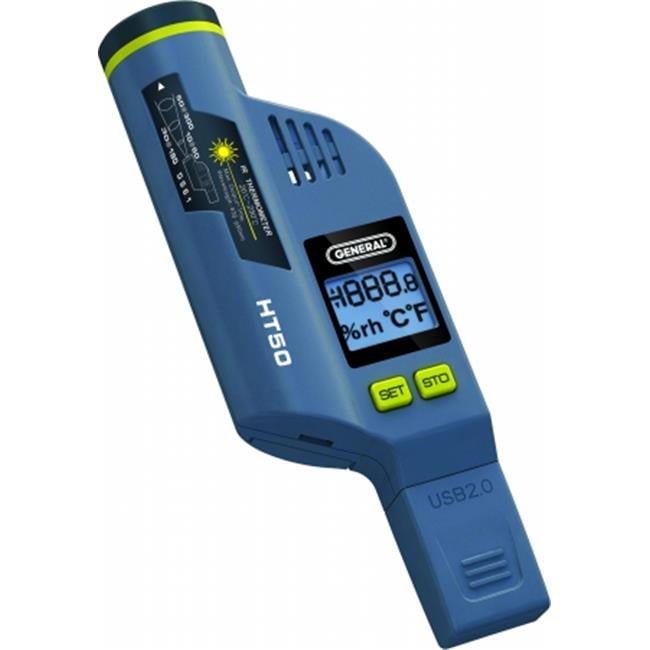 General Tools HT20 Usb Rh/Temperature Data Logger with Lcd 