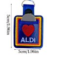 thumbnail image 3 of Shopping cart Aldi quarter coin holder Pocket Hug coin holder keychain quarter coin storage box suitable for boyfriend and girlfriend gifts, 3 of 5