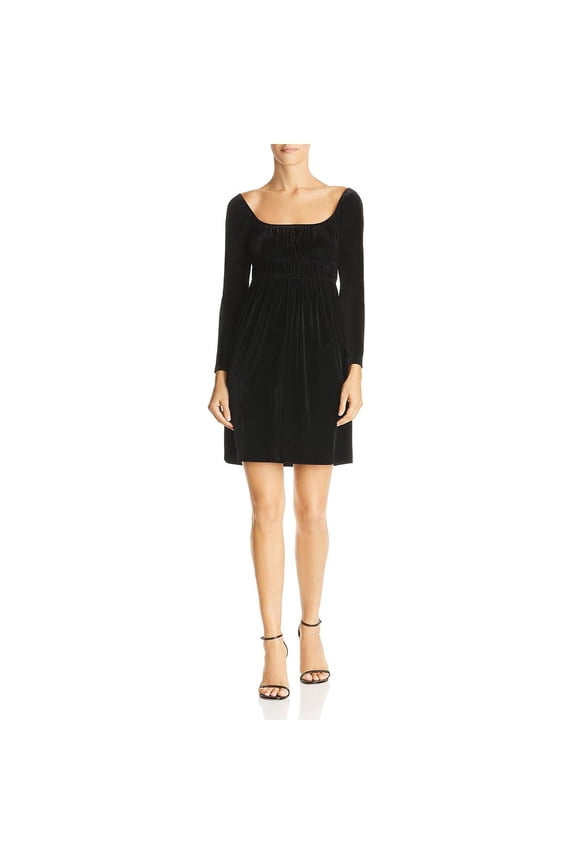 Womens Velvet Cocktail Party Dress