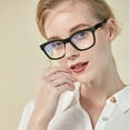 thumbnail image 6 of Suodoka Wireless Stereo Open Sound Glasses Anti Blue Blocking TWS Bluetooth Headset Glasses (15m / 49.2ft Range)[cite: 1], 6 of 9