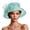 Green04, variant on Karymi Derby Hats for Women Elegant Floral Organza Wide Brim Hat, Breathable Sun Protective Formal Dress Hat for Wedding Church Derby Hat