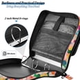 thumbnail image 4 of FORMRS Zipper Binder with Shoulder Strap 2-inch Ring 500 Sheet Capacity File Bag, Pink Colorful Circles, 4 of 5