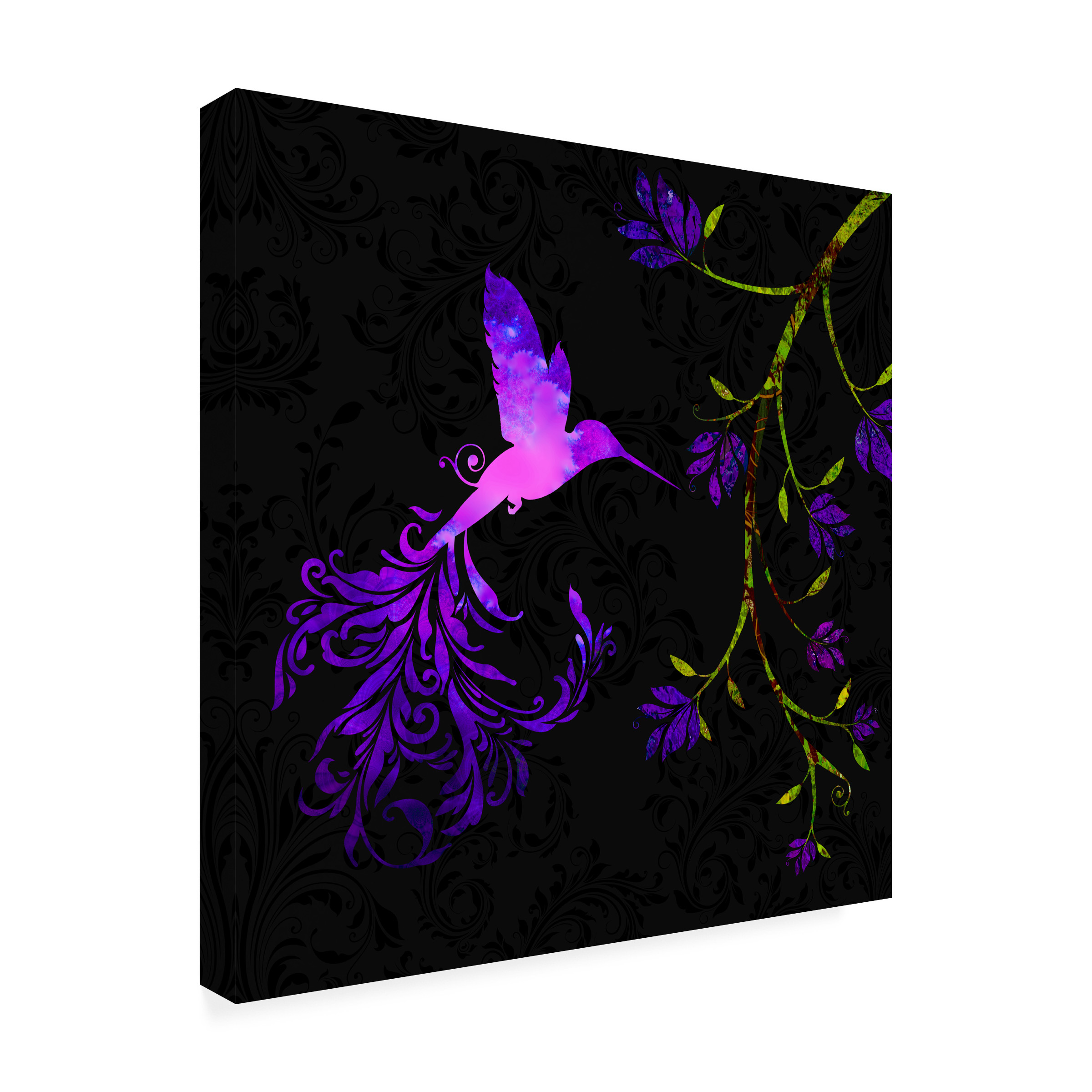 Trademark Fine Art 'Purple Twilight' Canvas Art by Tina Lavoie