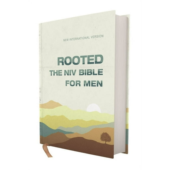 Rooted: The NIV Bible for Men, Hardcover, Cream, Comfort Print, (Hardcover)