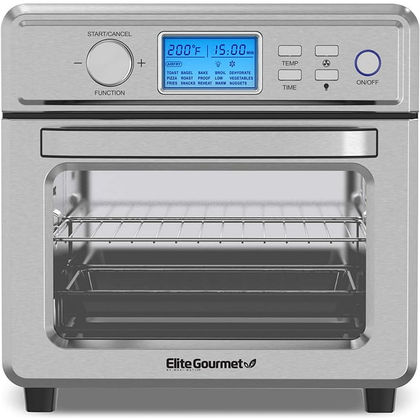 Elite Gourmet 21L Air Fryer Oven (stainless steel)