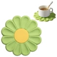thumbnail image 2 of 1Pc Daisy Silicone Trivets, 6.7 Inch Silicone Trivets for Hot Pots and Pans, Non Slip Silicone Pot Holders, Anti-Slip Coaster, Creative Placemats for Kitchen Countertop, Table Protection & Dining, 2 of 5