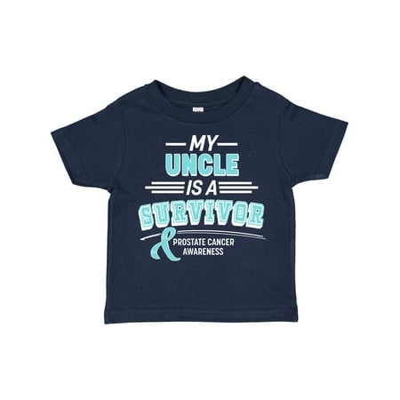 

Inktastic My Uncle is a Survivor- Prostate Cancer Awareness Gift Toddler Boy or Toddler Girl T-Shirt