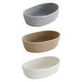 thumbnail image 4 of Cotton Rope Baskets Toy Storage Bins Decorative Baskets for Storage Towel Baskets for Bathroom Rope Storage Basket Woven Baskets for Storage Book Soft Basket,9.1x5.1x2.8inches, 4 of 6