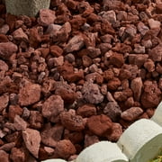 Pavestone .5 Cu. ft. Bagged Decorative Stone Red Lava Rock