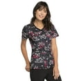 thumbnail image 3 of Cherokee Infinity Women Scrubs Top, Mock Wrap, CK608, XS, Flying Off The Grid, 3 of 7
