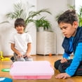 thumbnail image 3 of Empty Sandbox Sand Tray With Lid Portable Small Toy Container Plastic Sandbox Outdoor Activities Toy Storage Case Plaything Container, 3 of 8