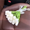 thumbnail image 3 of Artificial Tulip Flowers, Bouquet, 15 Artificial Tulip Flowers A, 3 of 5
