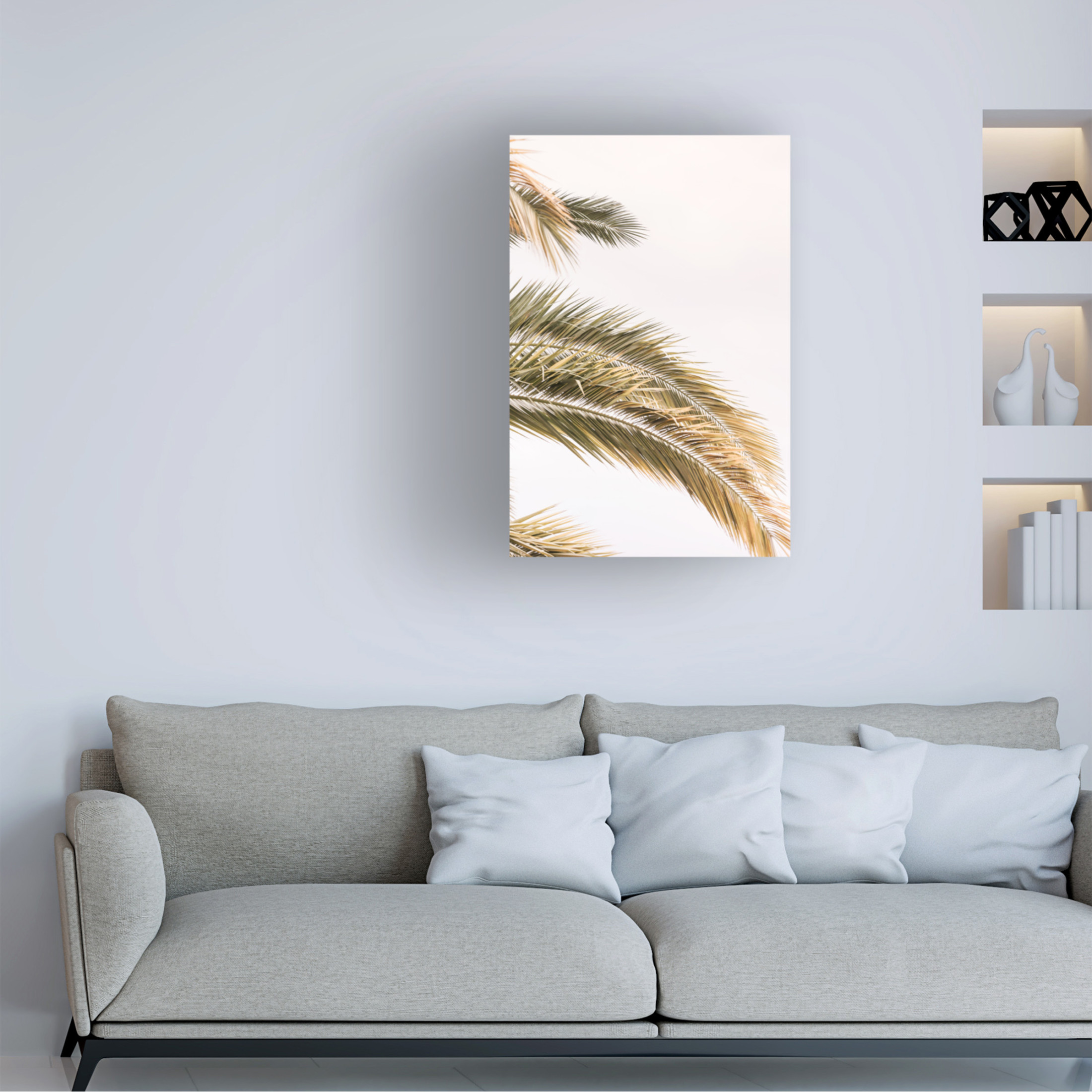 Trademark Fine Art Shot by Clint Oasis Palm 02jpg Canvas Wall Art