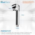 thumbnail image 3 of SHIQI-Pull Down Bathroom Sink G1/2 or 13/16 Inch Male Sprayer Head Replacement – 2-Function Faucet Head for Kitchen & Bathroom Sinks, 3 of 4