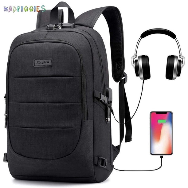 travel laptop backpack water resistant anti theft bag