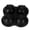 Black, variant on LAZIOEGR Silicone 4-Hole Ice Ball Maker Mold Large Spherical Ice Cube Tray for Whiskey Cocktails - Dark Blue (4.7 x 4.7 x 2.0 inches / 12 x 12 x 5 cm)