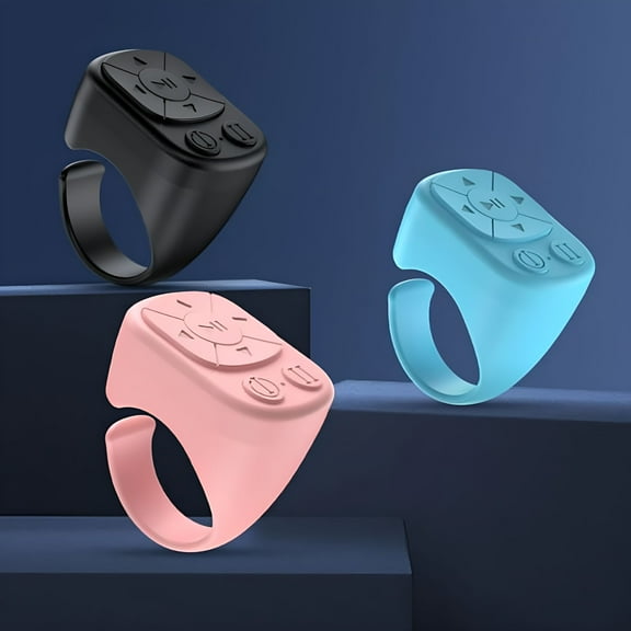 ACDANC Scrolling Ring - Remote Control for TikTok, Bluetooth Page Turner Ring Scroller for Camera Shutter Short Video and Music Remote Controller, iOS Android Phone Compatible