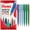 Cool Tones, variant on Pentel SES15C Brush Sign Pen Fibre Tip Marker Fineliner Pens - Gift Box of 6 - Cool Tones