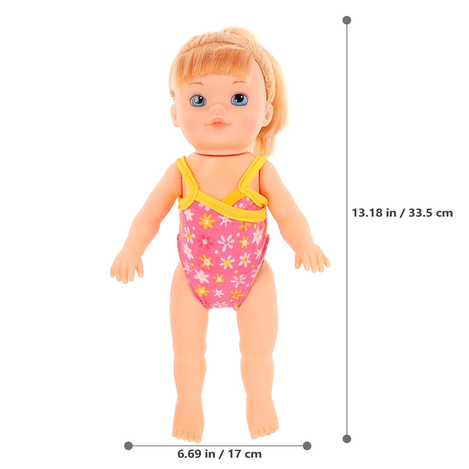 Frcolor Lifelike Baby Doll Electric Newborn Dolls Swimming Pool Full